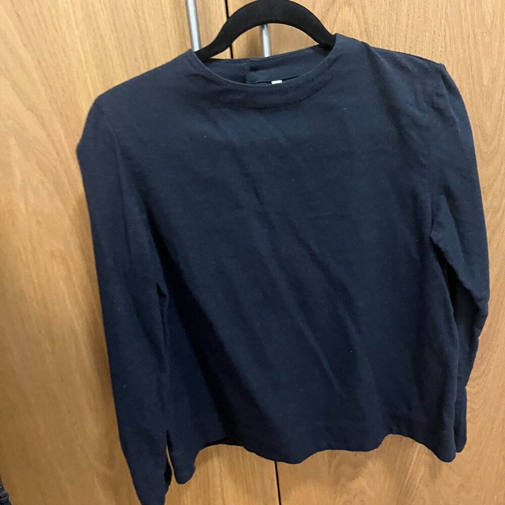 Muji Flannel Wide Sleeve Shirt